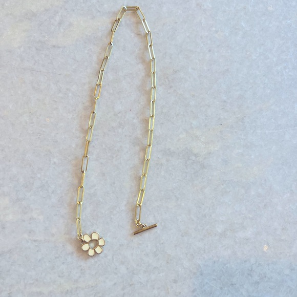 Madewell Retro Daisy Toggle Chain Necklace